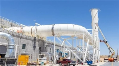 Instalațiile de ventilație ale instalației de eliminare a deșeurilor din uran...