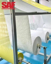 Rolă de medii filtrante de buzunar