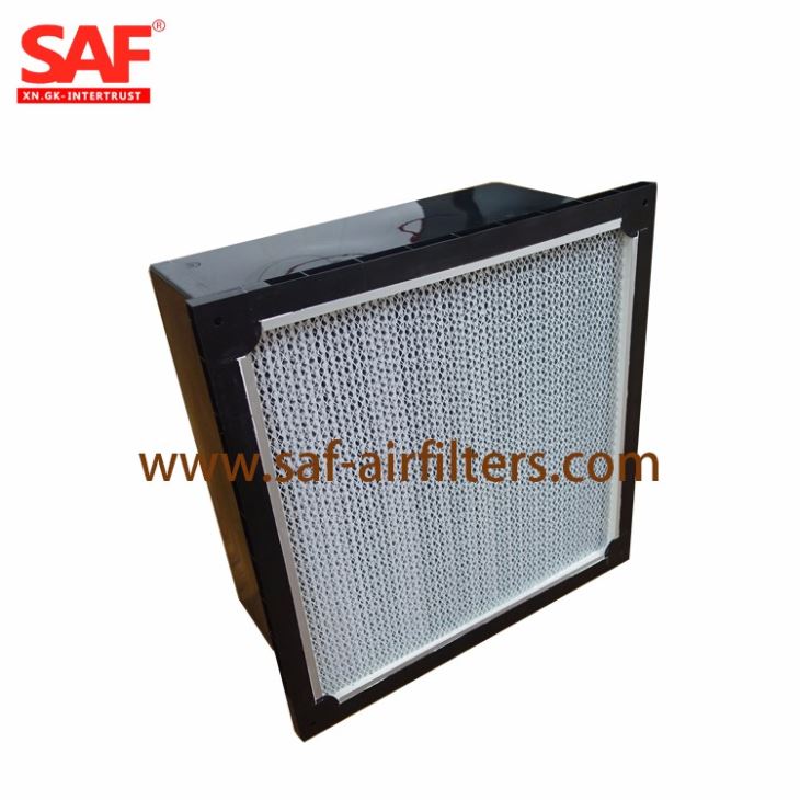Filtru de înaltă eficiență tip cutie Filtru de aer HEPA industrial
